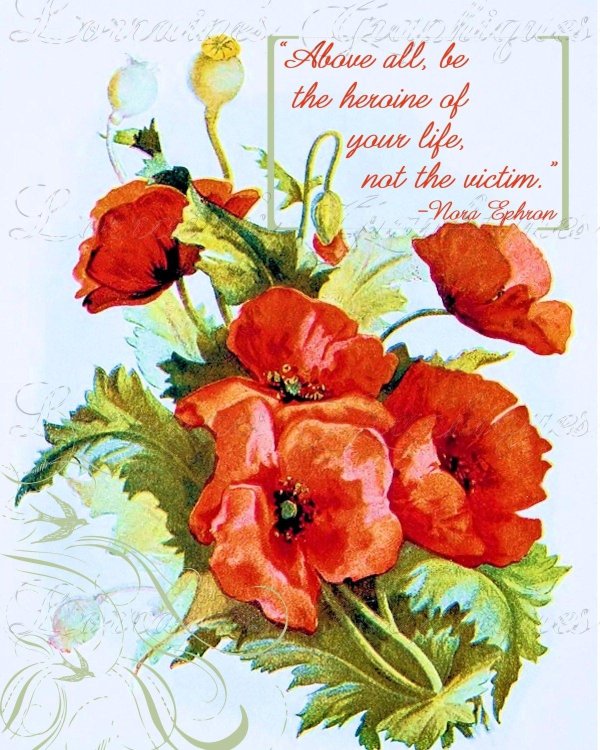 акварельные цветы