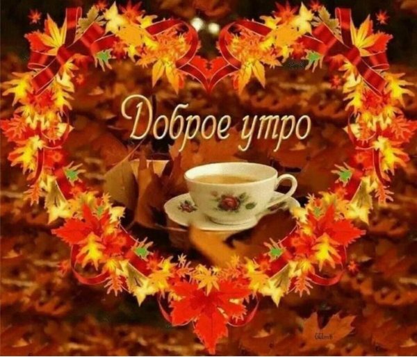 осень доброе утро