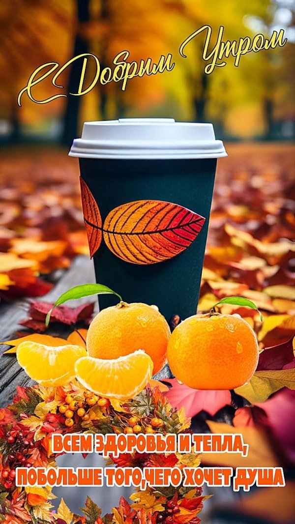 доброе утро осеннее пятница