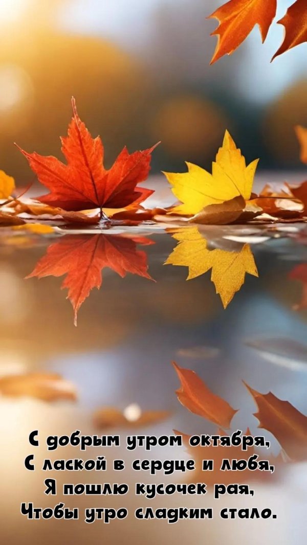 с добрым осенним утром сентября