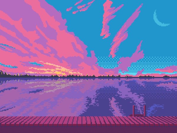 pixel art background
