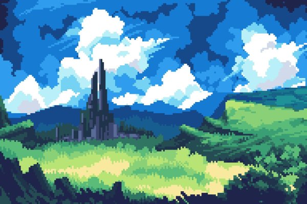 пиксельный пейзаж