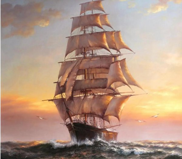 картины кораблей