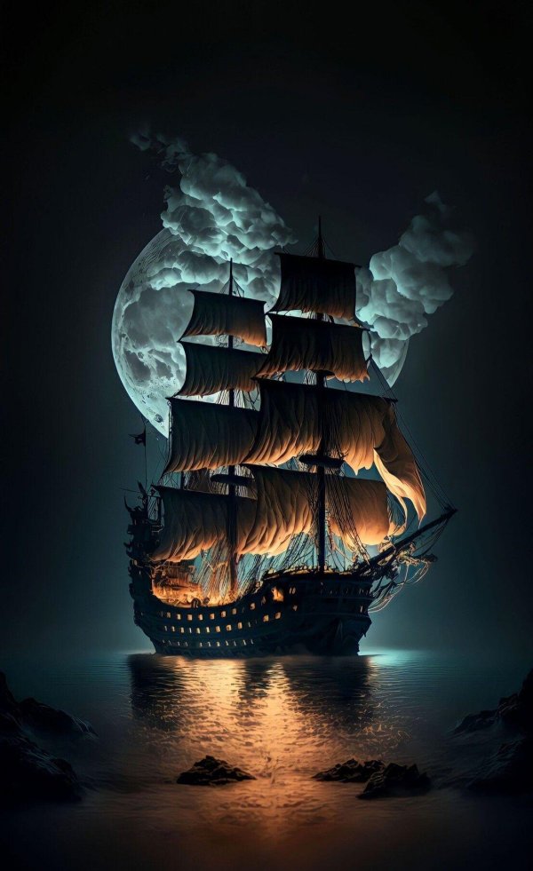 пиратский корабль