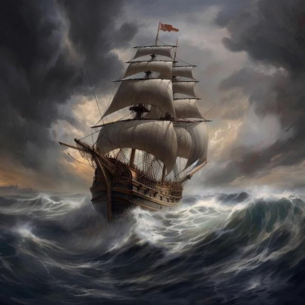 фэнтези корабль галеон