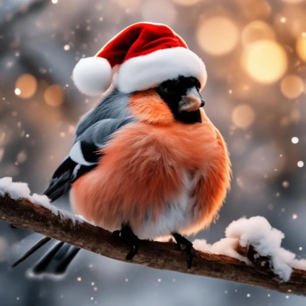 милый снегирь