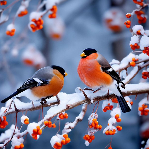 снегирь пушистый