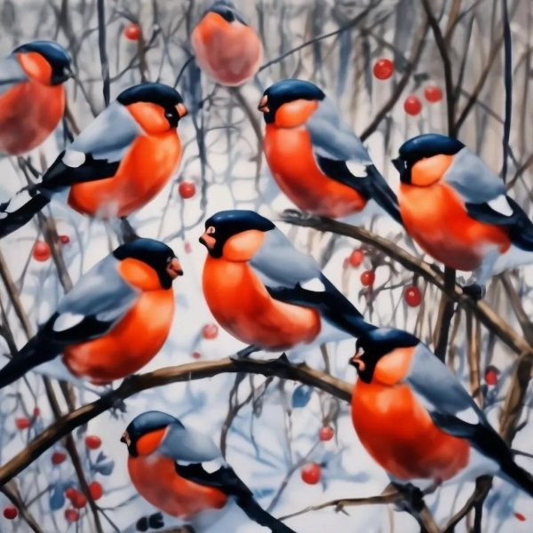 майстренко геннадий снегири художник