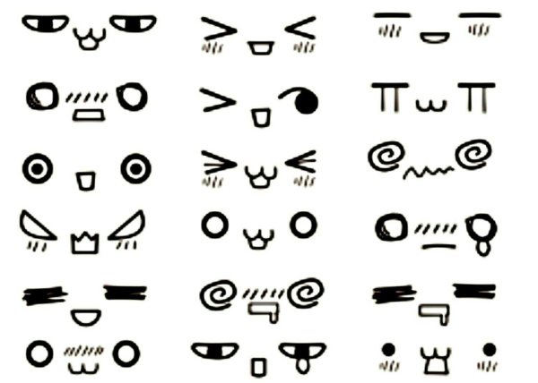 кавайные эмоции