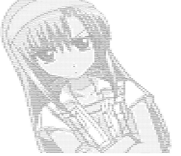 аниме ascii art