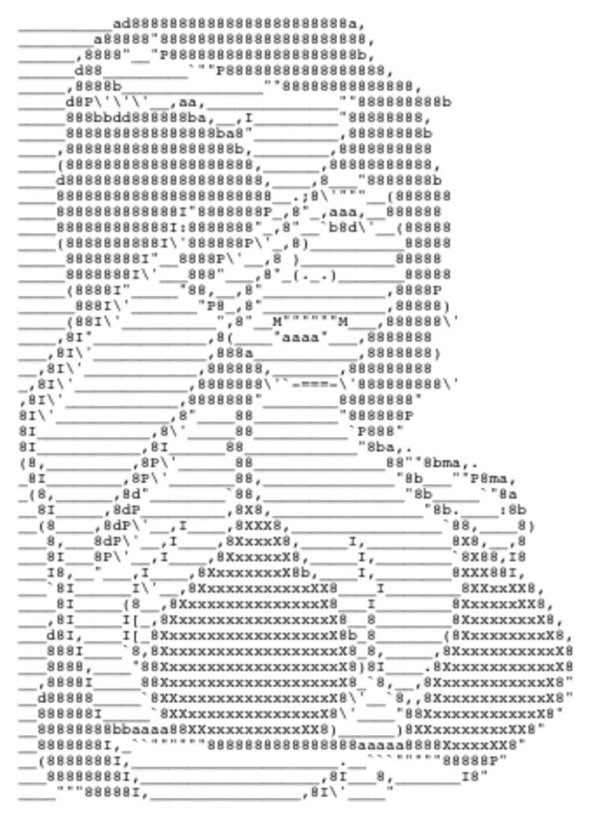 символьный рисунок