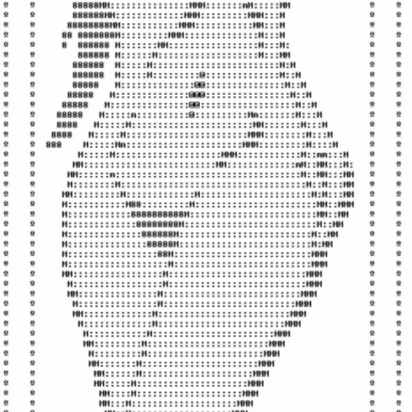 рисунки символами