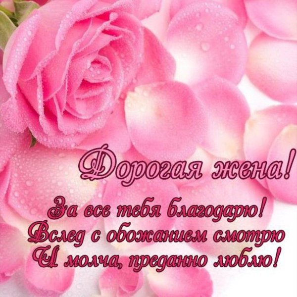 любимой супруге