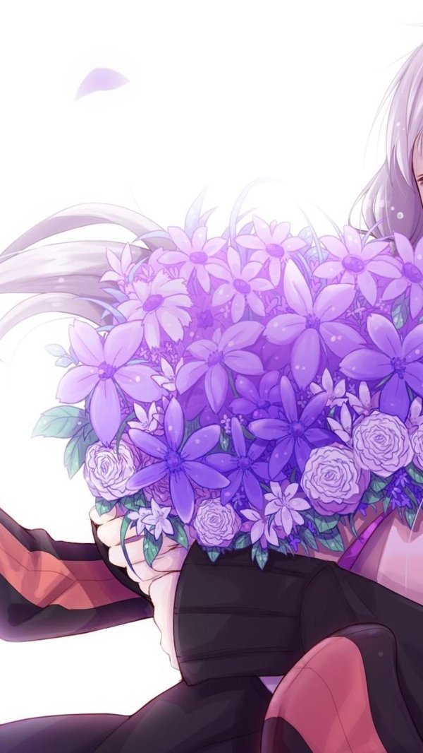 Аниме с цветами