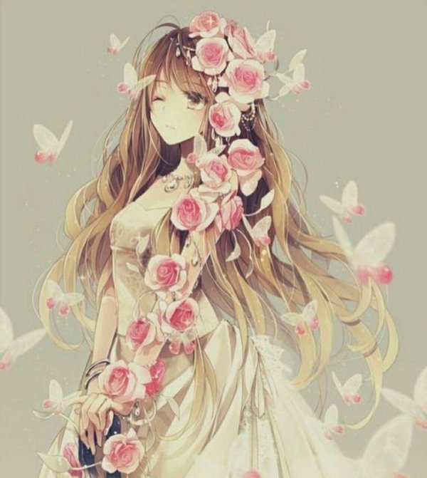 цветы аниме