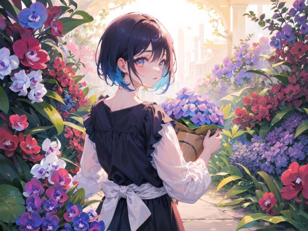 цветок аниме