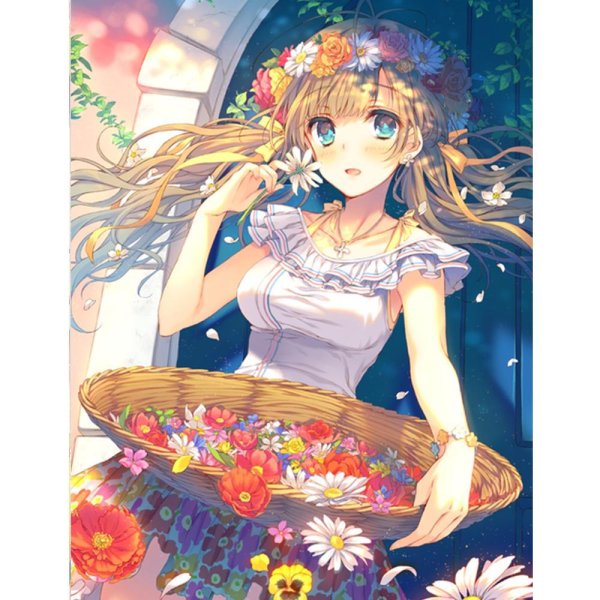 аниме цветы