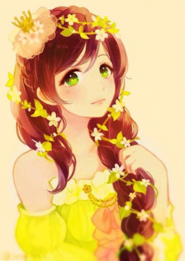 аниме девушки милые