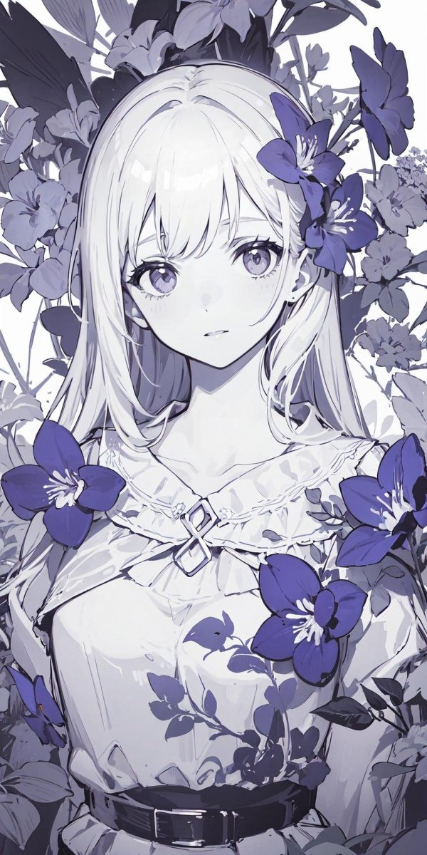 цветы аниме