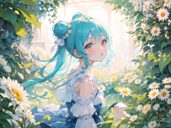 цветочки аниме