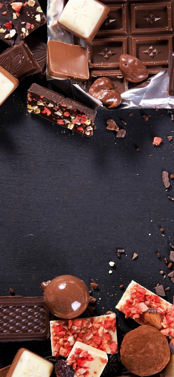 фон с шоколадом