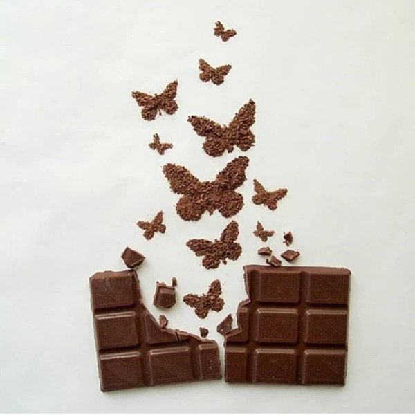 рисование шоколадом