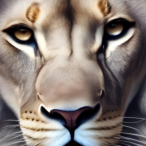 лев красивый