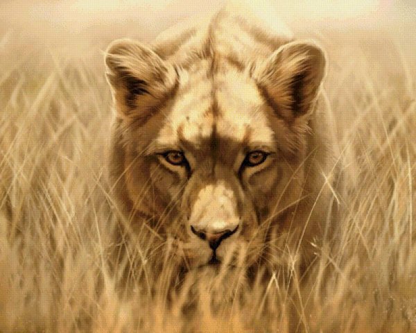 лев картина