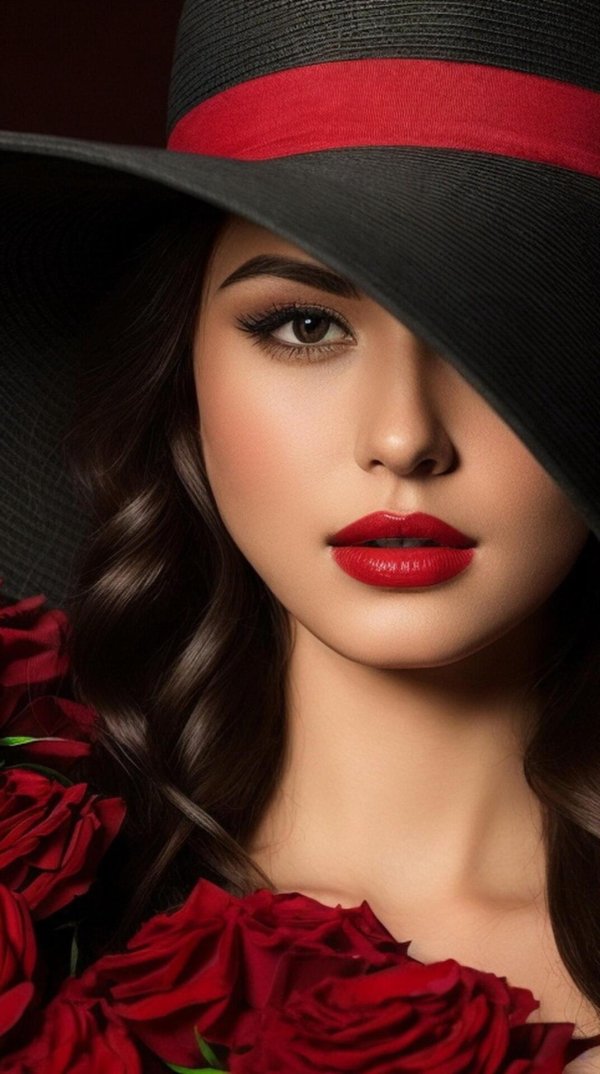 красивая дама