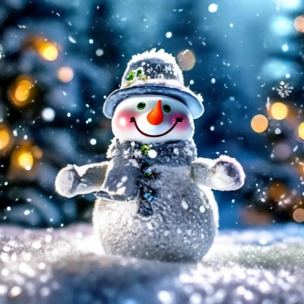 новогодние снеговики