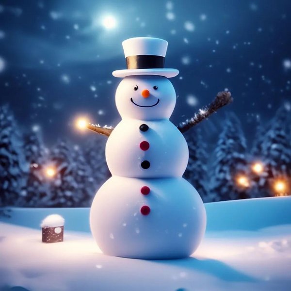 новогодние снеговики