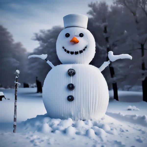 милые снеговики