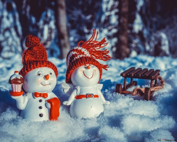 красивые снеговики