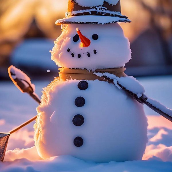 новогодние снеговики