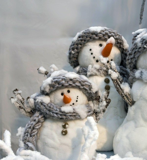 красивые снеговики