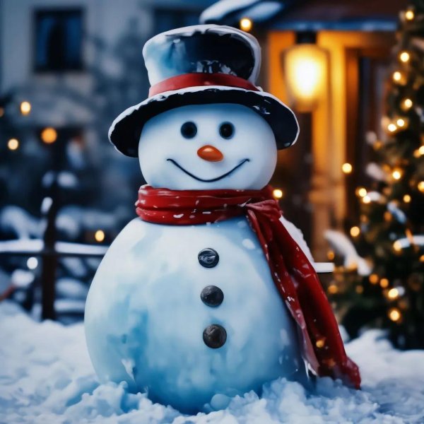 креативные снеговики