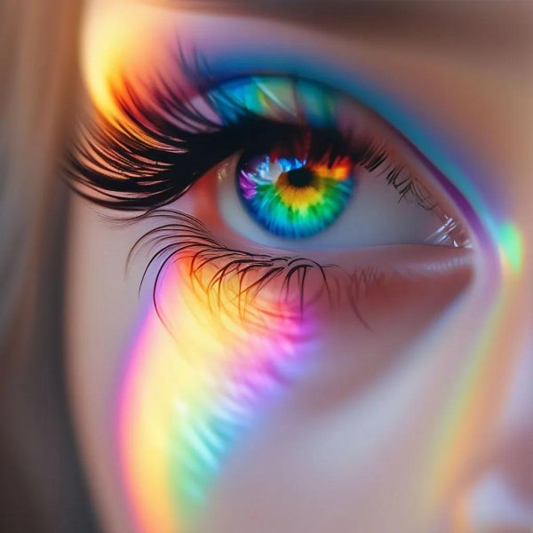 радужный цвет глаз
