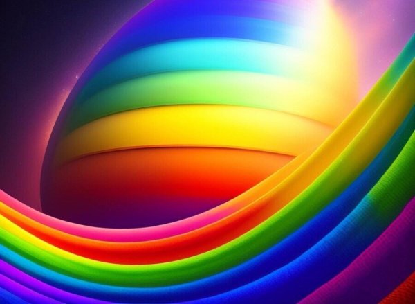 радуга цветная