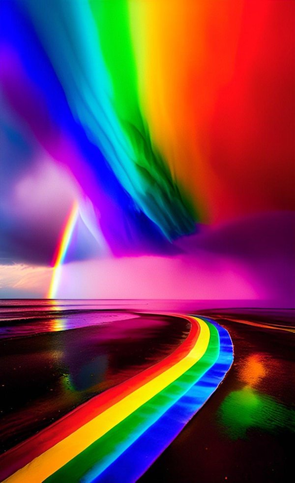 радуга красивая