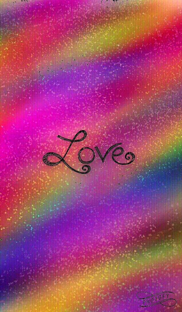 rainbow glitter wallpaper