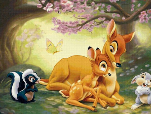 оленёнок бемби мультик