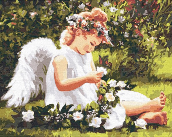 ангелы в саду картина