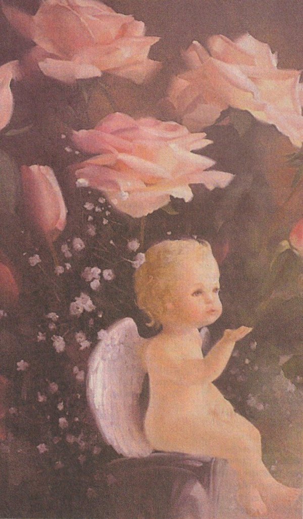 открытка ангелочек