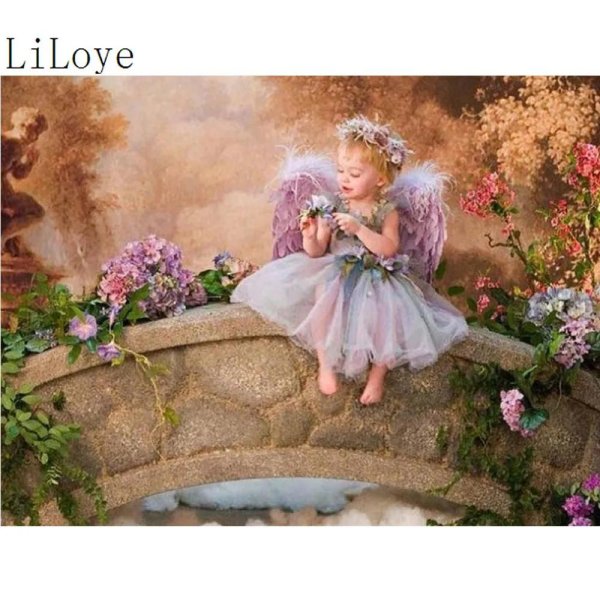 картина по номерам ангелочек