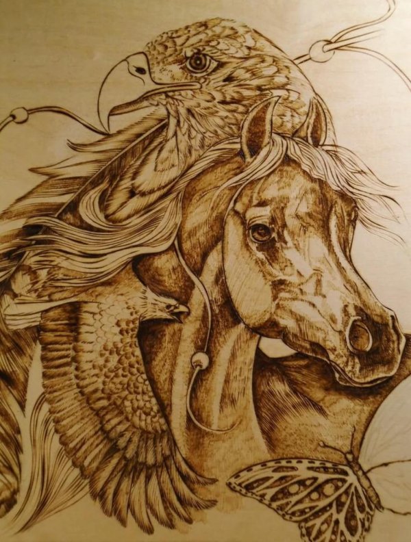 выжигание по дереву