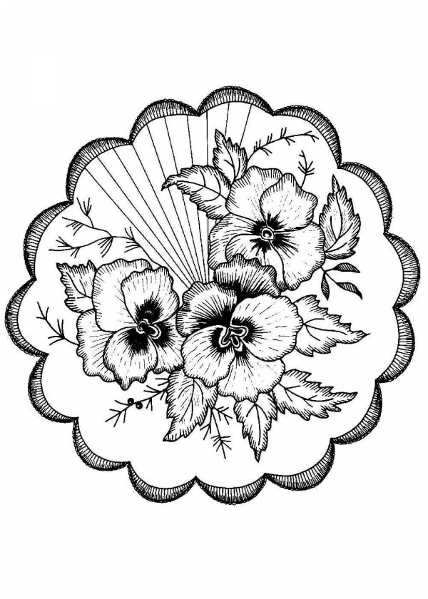 анютины глазки цветок