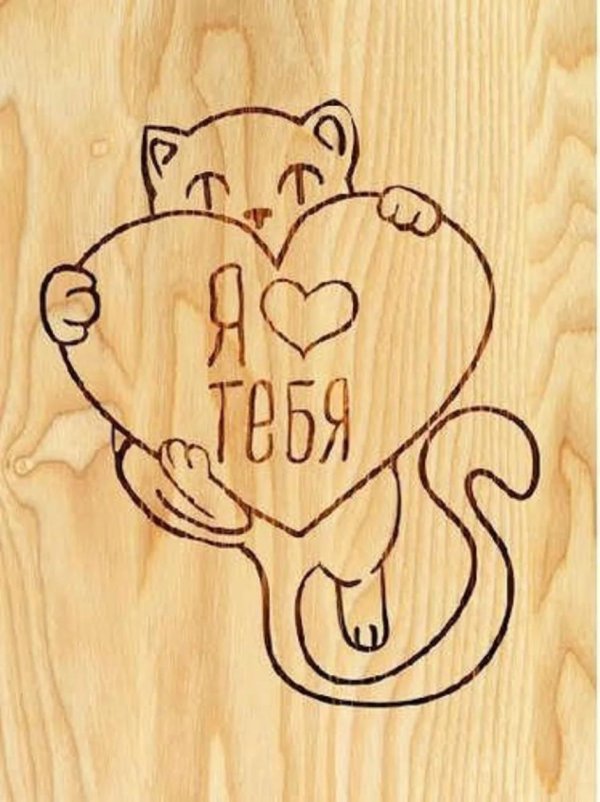 легкие рисунки для выжигания