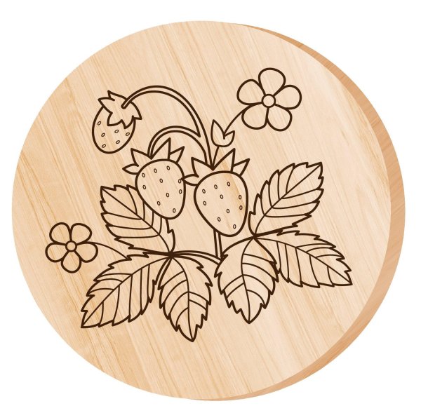 дощечка для выжигания земляника