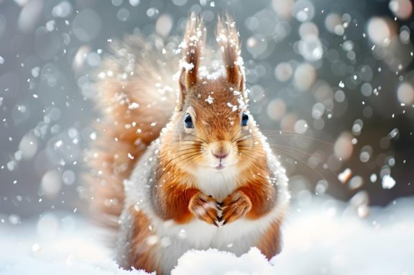 животные зимние