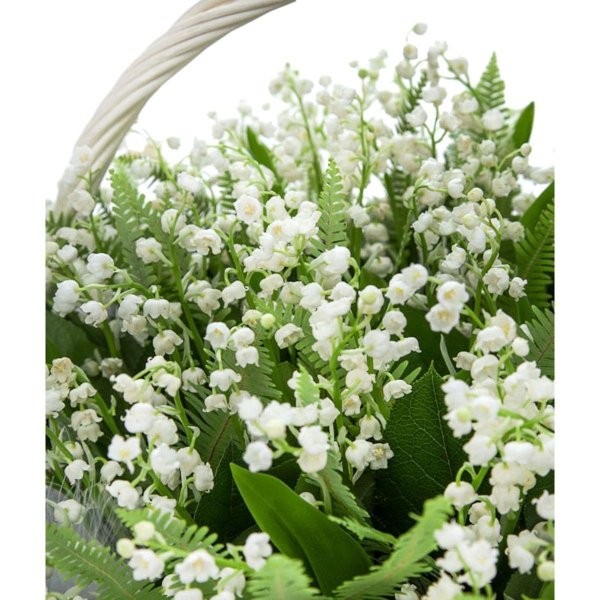 корзина ландышей